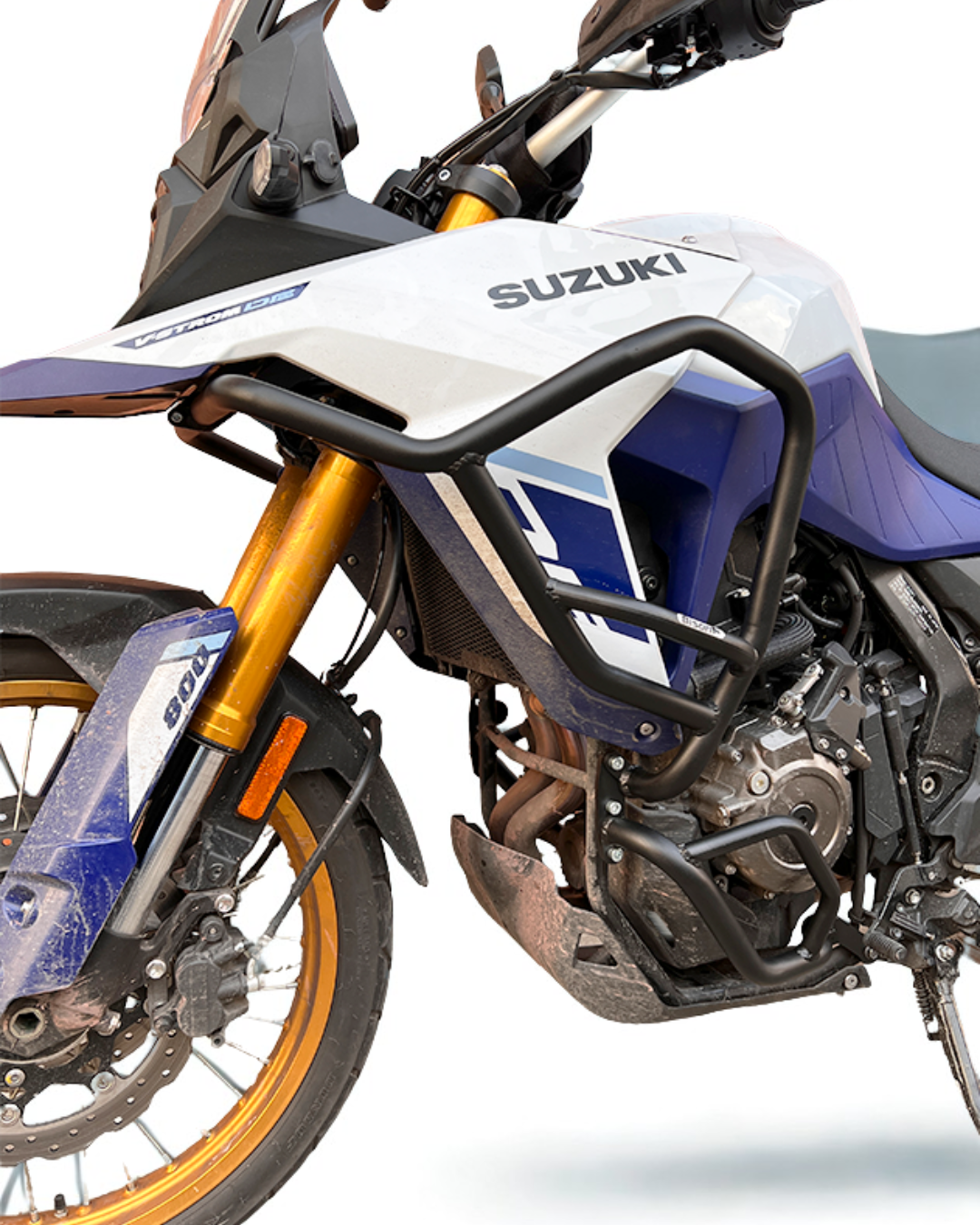 DEFENSA MOTOR ALTA Y BAJA SUZUKI V-STROM 800DE