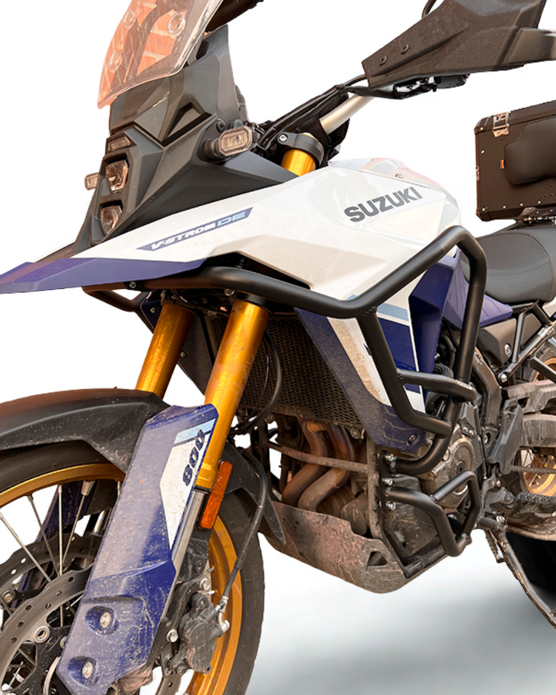 DEFENSA MOTOR ALTA Y BAJA SUZUKI V-STROM 800DE