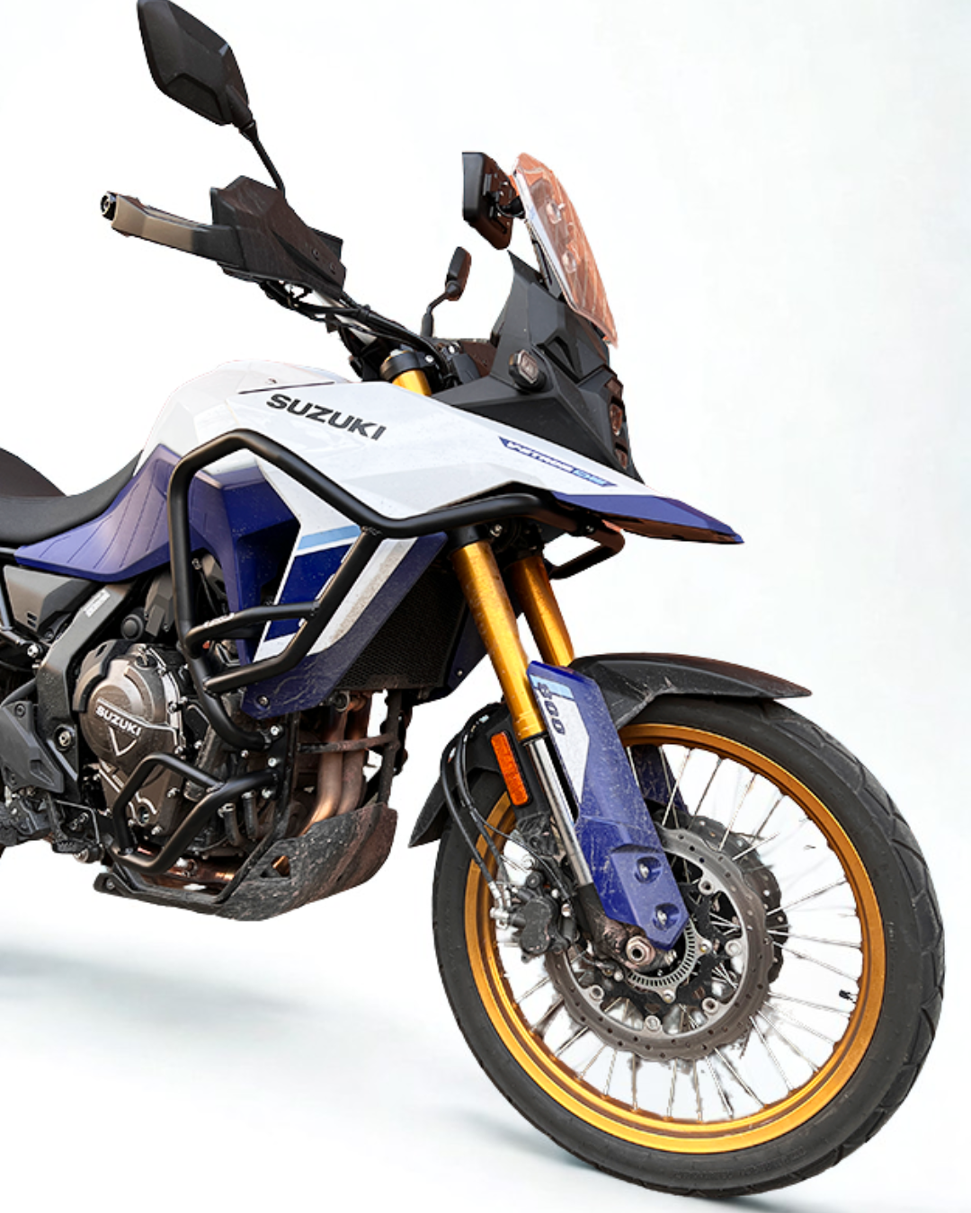 DEFENSA MOTOR ALTA Y BAJA SUZUKI V-STROM 800DE