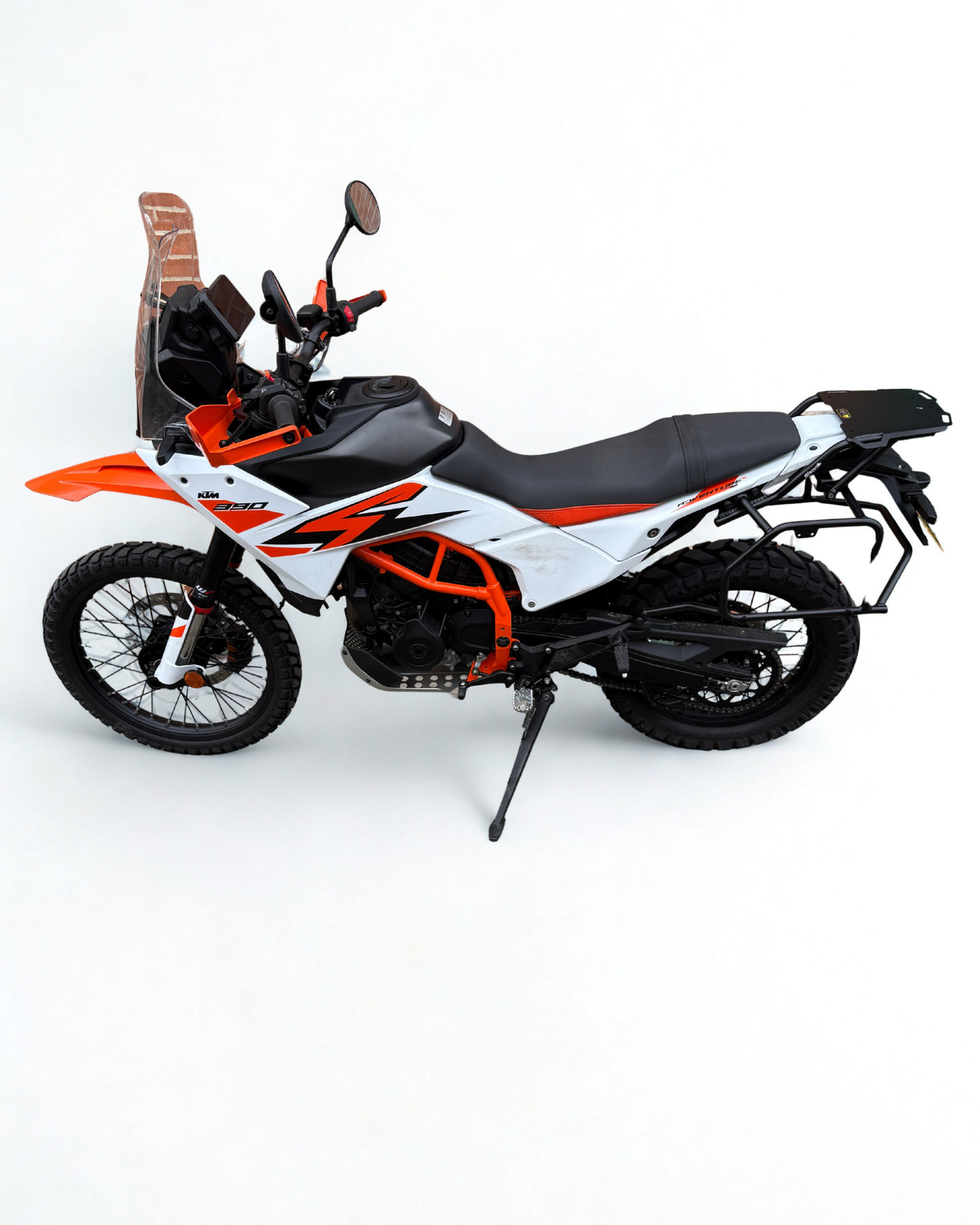 (COMBO) PARRILLA + HERRAJE LATERAL PARA KTM  390 ADV R - X 2026